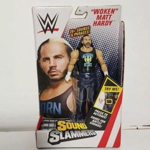 WWE WOKEN MATT HARDY Sound Slammers Talking Wrestling Action Figure w Sound